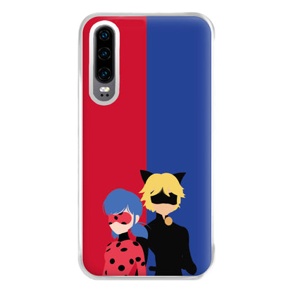 Red And Blue Phone Case for Huawei P30