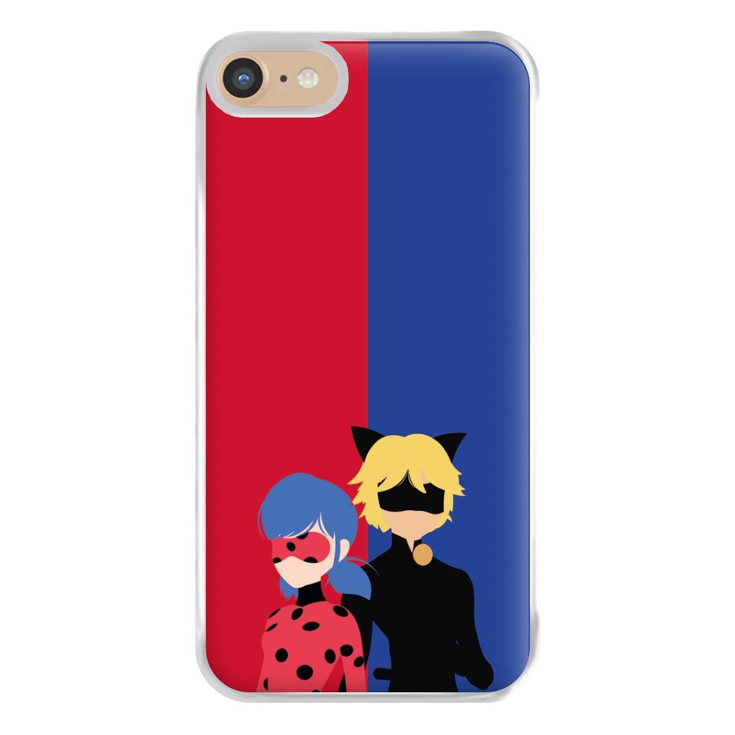 Red And Blue Phone Case for iPhone 6 / 7 / 8 / SE