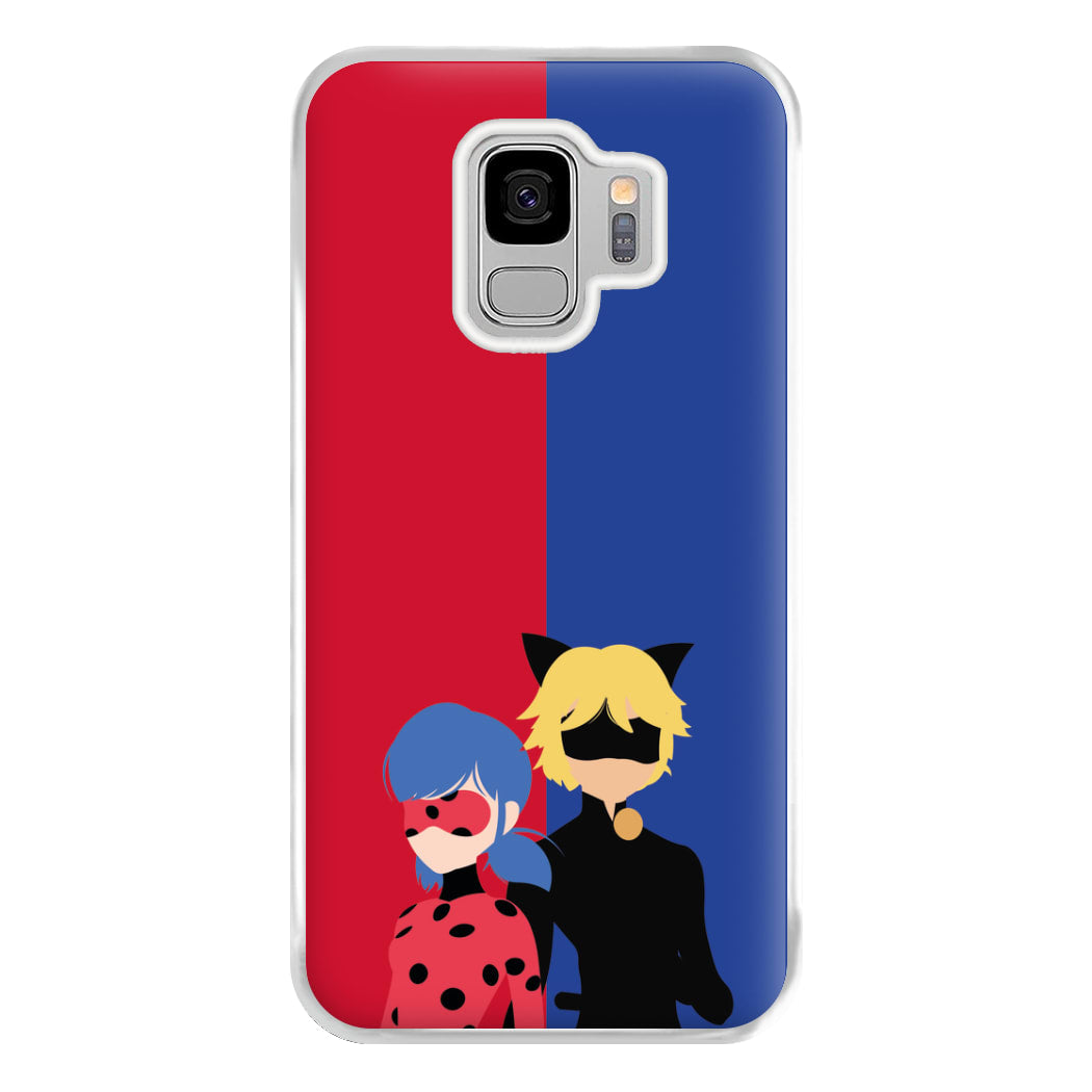 Red And Blue Phone Case for Galaxy S9 Plus