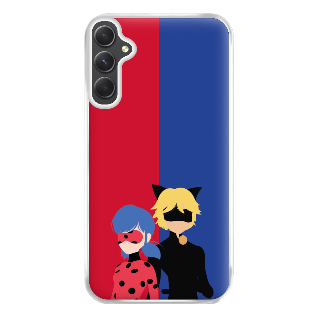 Red And Blue Phone Case for Galaxy A34