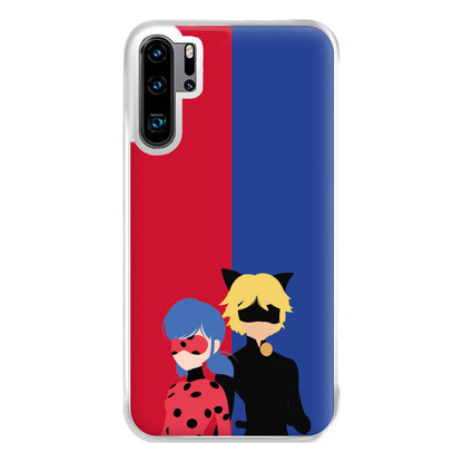 Red And Blue Phone Case for Huawei P30 Pro