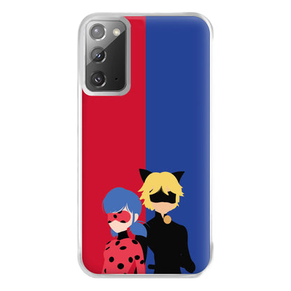 Red And Blue Phone Case for Galaxy Note 20 Ultra