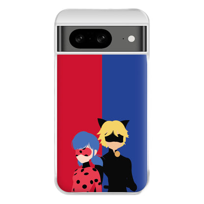 Red And Blue Phone Case for Google Pixel 8