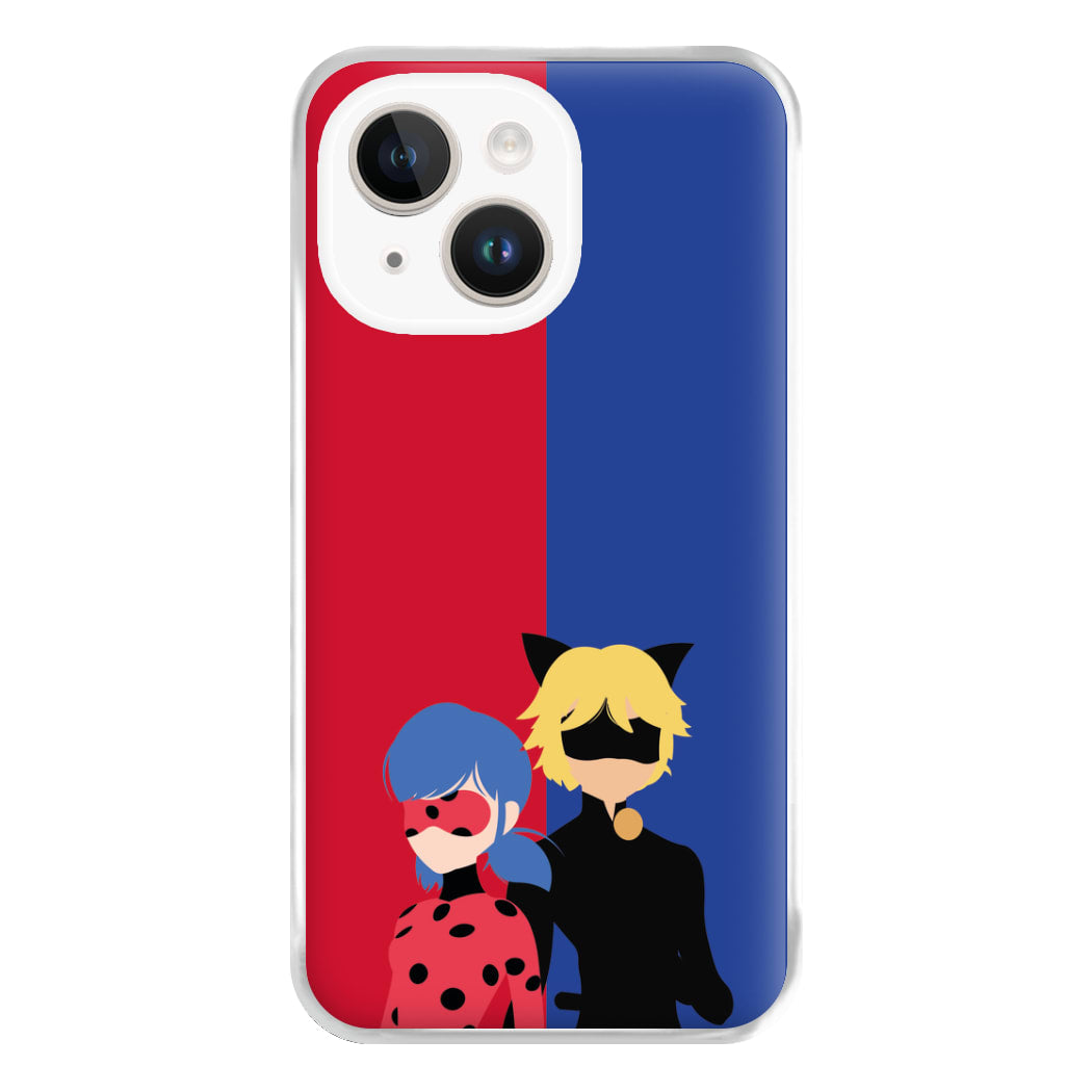 Red And Blue Phone Case for iPhone 14 Plus