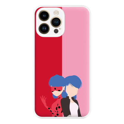 Marinette And Ladybug Phone Case for iPhone 14 Pro Max