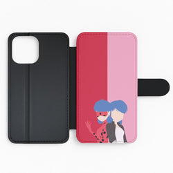 Marinette And Ladybug Flip Phone Case