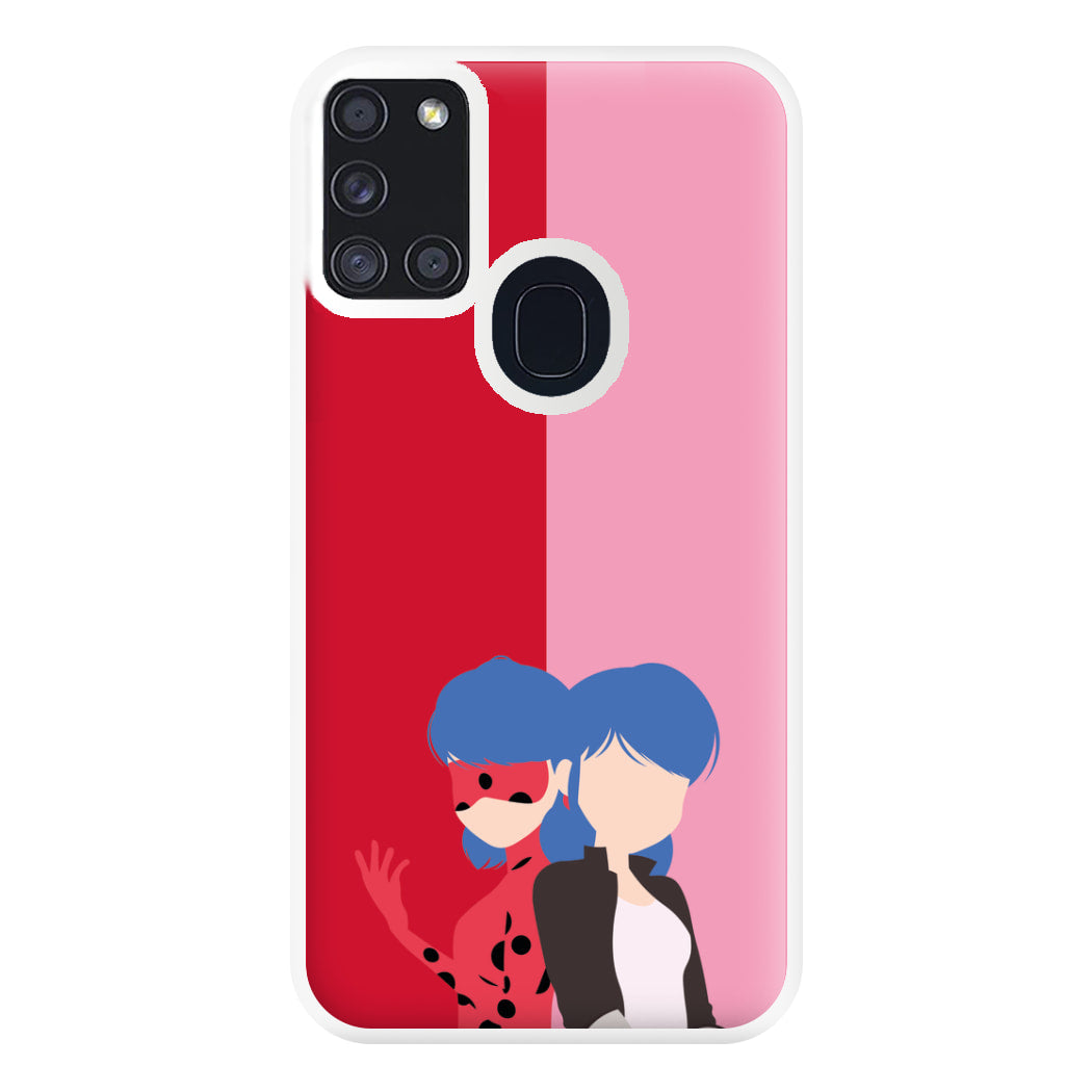 Marinette And Ladybug Phone Case for Galaxy A21s