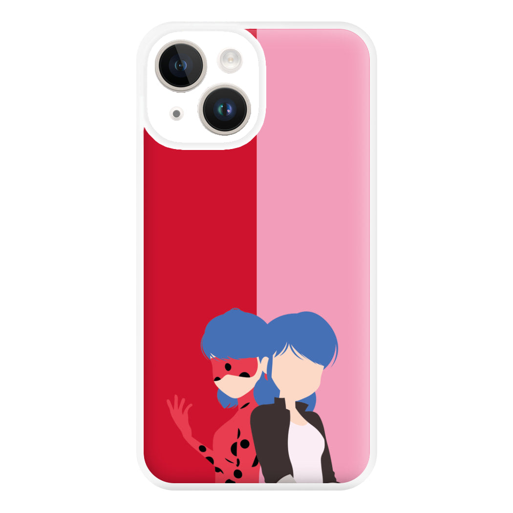 Marinette And Ladybug Phone Case for iPhone 14