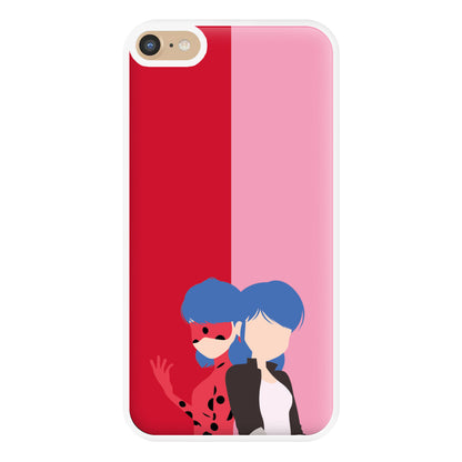 Marinette And Ladybug Phone Case for iPhone 6 Plus / 7 Plus / 8 Plus