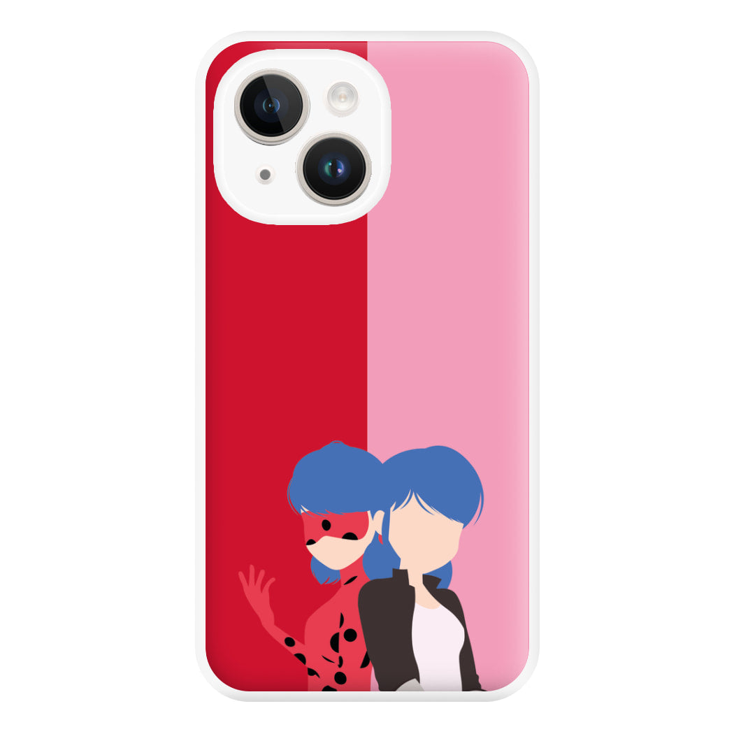 Marinette And Ladybug Phone Case for iPhone 14 Plus