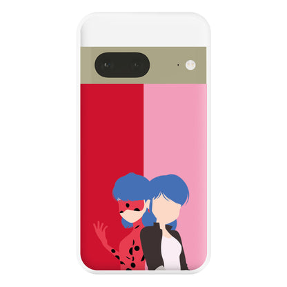 Marinette And Ladybug Phone Case for Google Pixel 7a