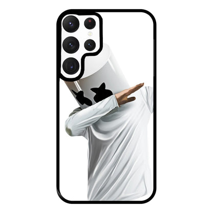 White Helmet DJ Dab Phone Case for Galaxy S22 Ultra