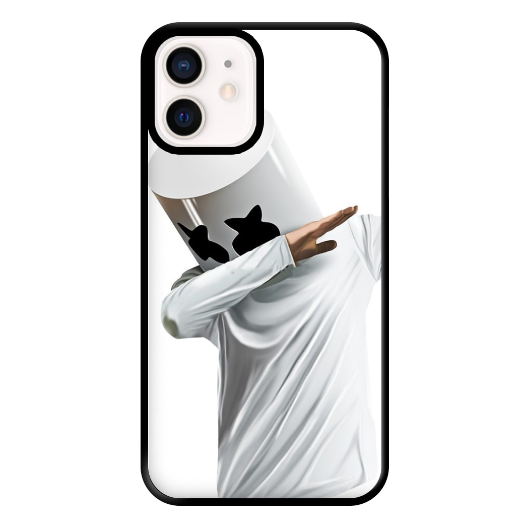 White Helmet DJ Dab Phone Case for iPhone 12 Mini