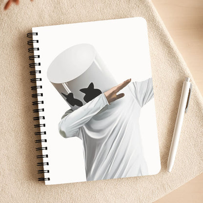 White Helmet DJ Dab Notepad