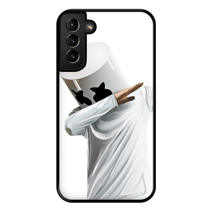 White Helmet DJ Dab Phone Case for Galaxy S21 Plus