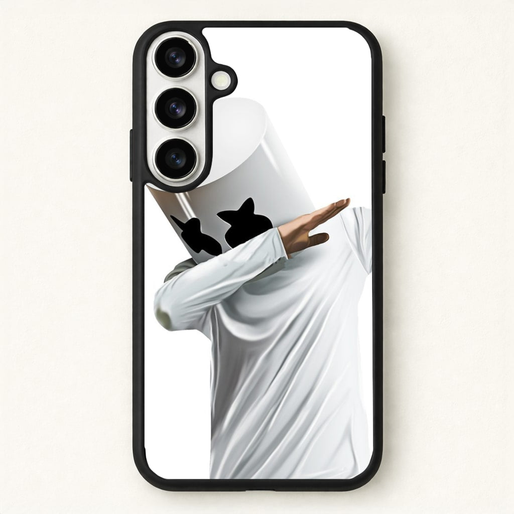White Helmet DJ Dab Phone Case for Galaxy S26