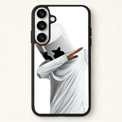 White Helmet DJ Dab Phone Case for Galaxy S26