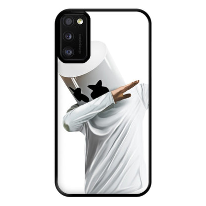 White Helmet DJ Dab Phone Case for Galaxy A41