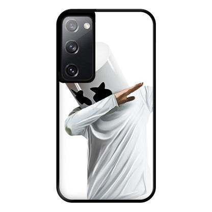 White Helmet DJ Dab Phone Case for Galaxy S20