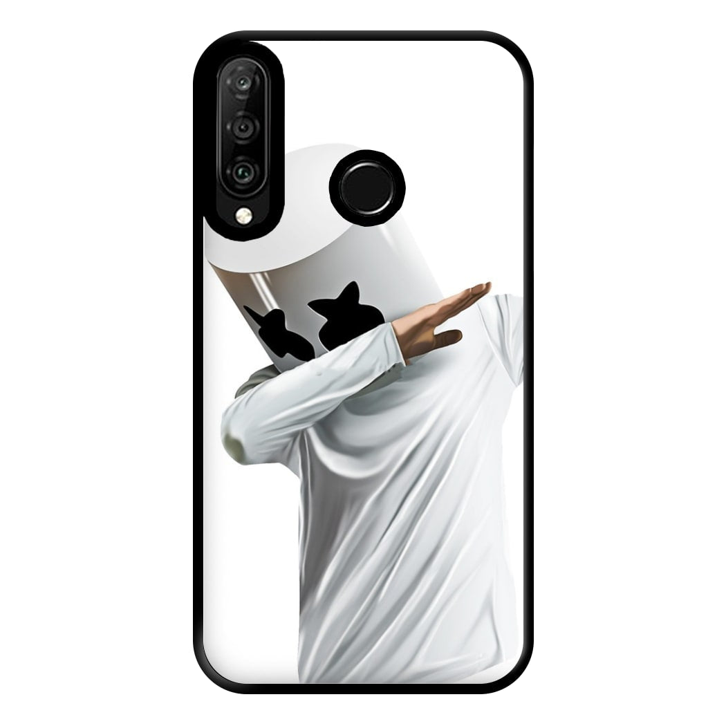 White Helmet DJ Dab Phone Case for Huawei P30 Lite