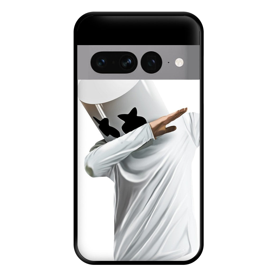 White Helmet DJ Dab Phone Case for Google Pixel 7 Pro