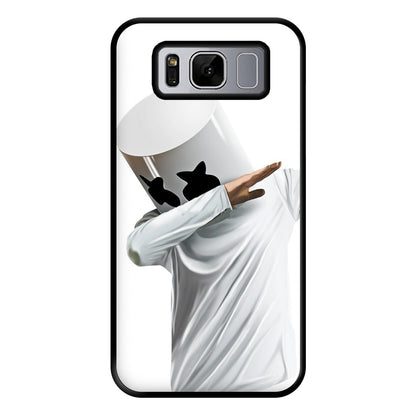 White Helmet DJ Dab Phone Case for Galaxy S8 Plus