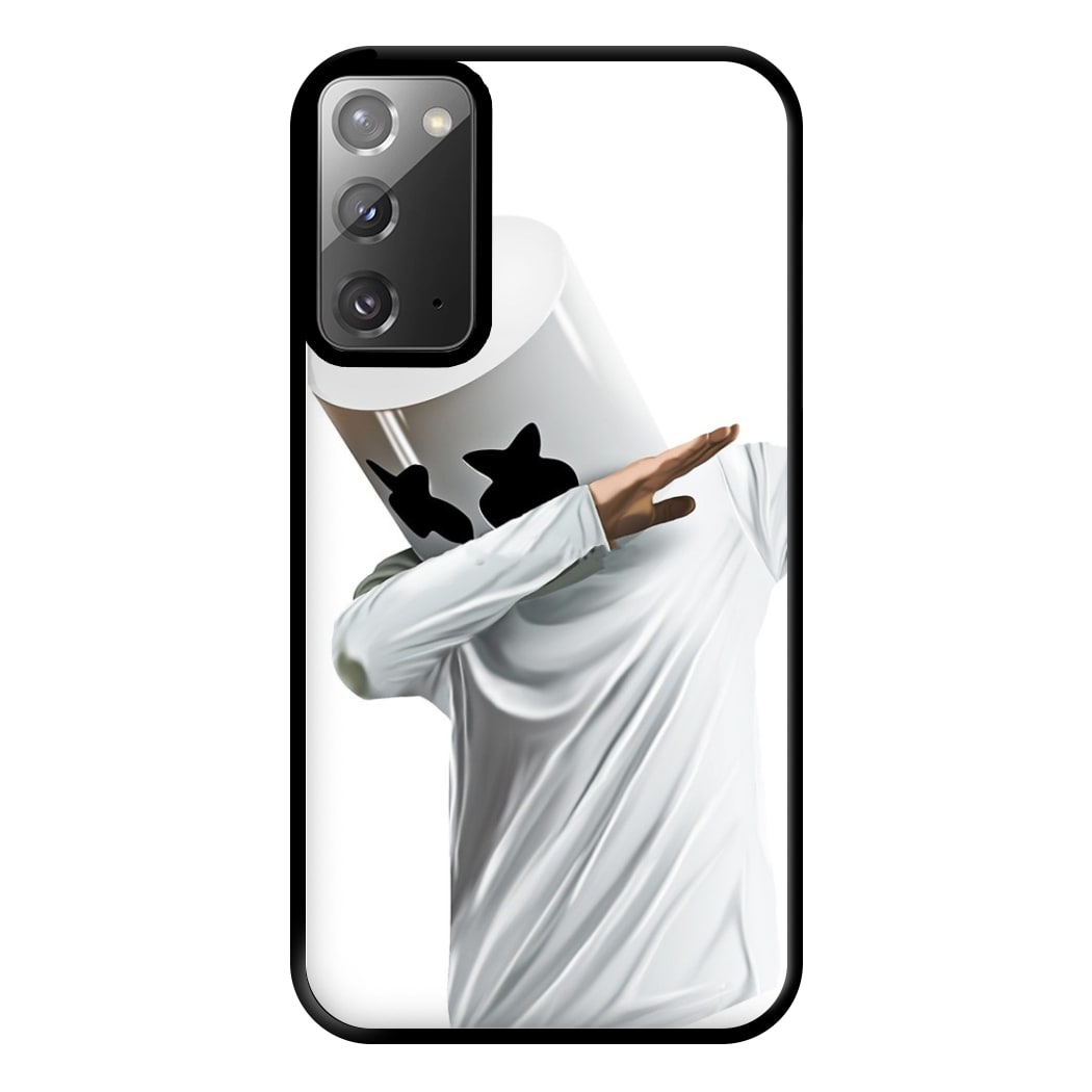 White Helmet DJ Dab Phone Case for Galaxy Note 20 Ultra