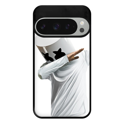 White Helmet DJ Dab Phone Case for Google Pixel 9 Pro XL