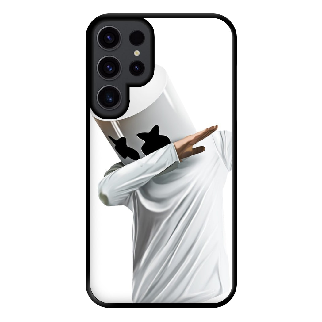 White Helmet DJ Dab Phone Case for Galaxy S23 Ultra