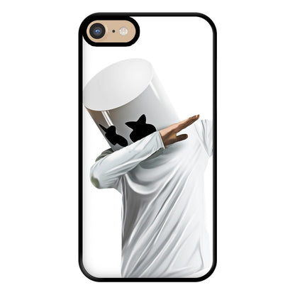 White Helmet DJ Dab Phone Case for iPhone 6 / 7 / 8 / SE