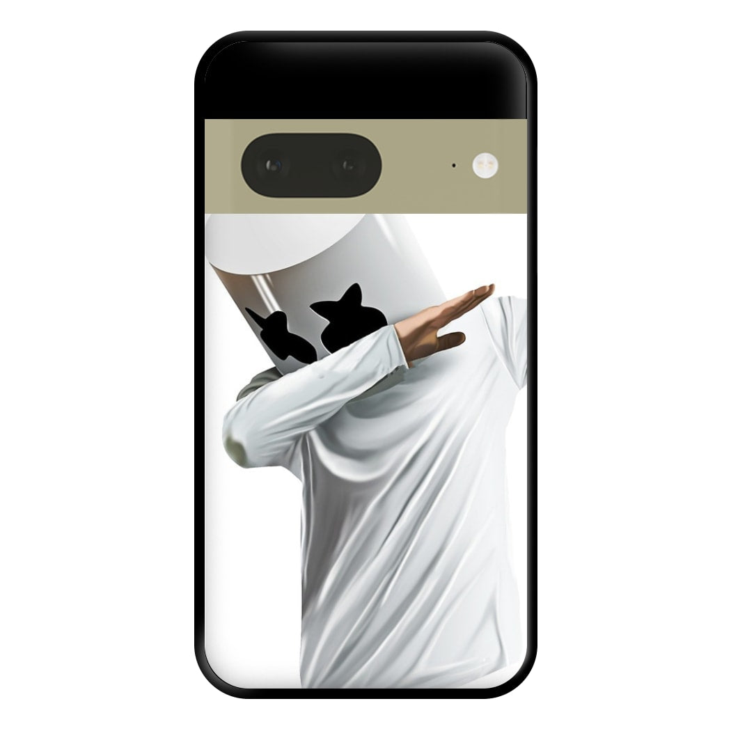 White Helmet DJ Dab Phone Case for Google Pixel 7a