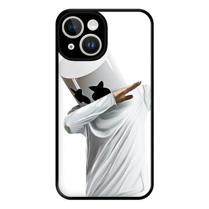 White Helmet DJ Dab Phone Case for iPhone 14