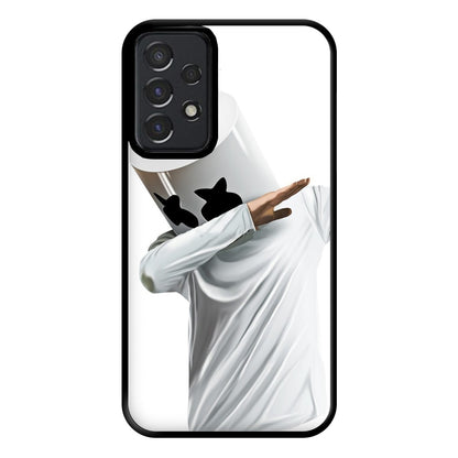 White Helmet DJ Dab Phone Case for Galaxy A52 / A52s