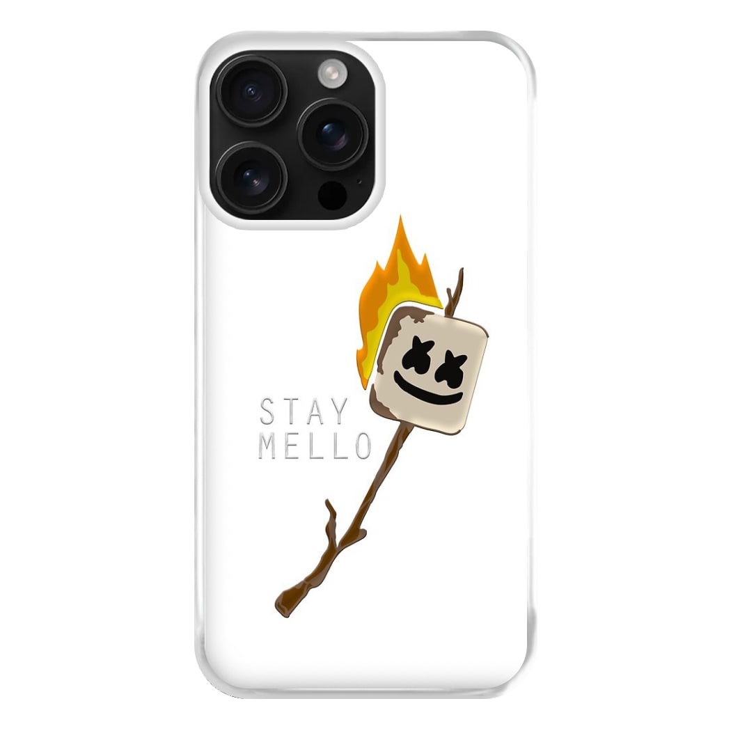 Stay Mello White Helmet DJw - White Helmet DJ Phone Case