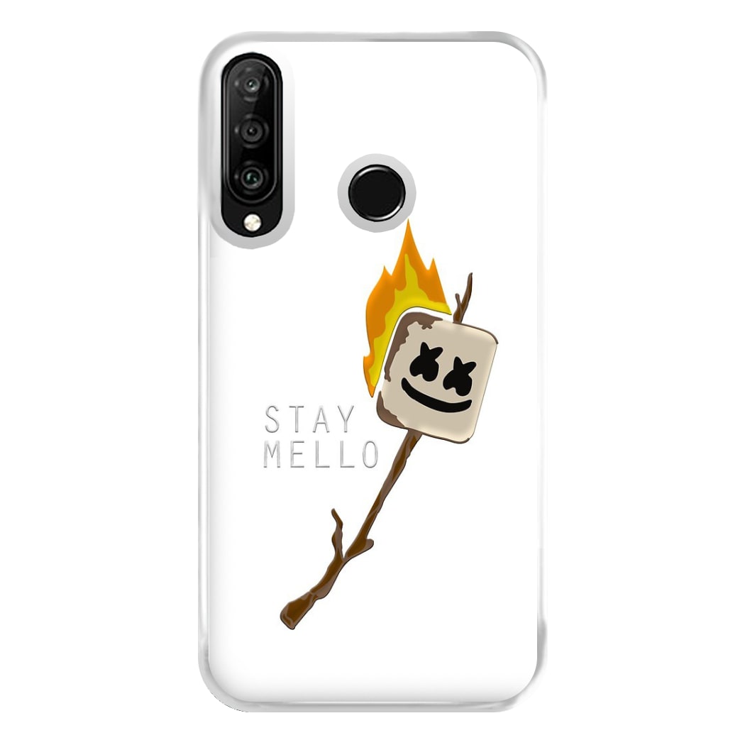 Stay Mello White Helmet DJw - White Helmet DJ Phone Case for Huawei P30 Lite