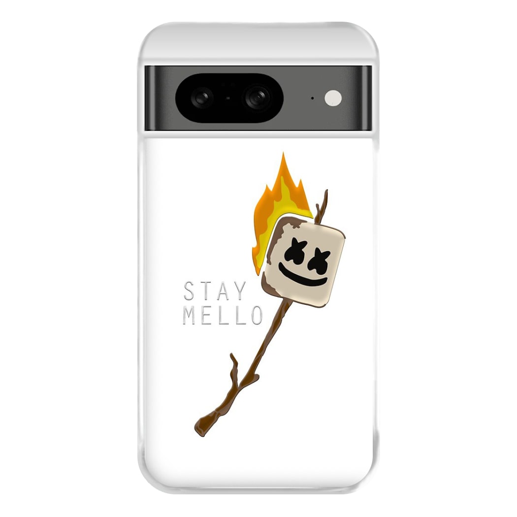 Stay Mello White Helmet DJw - White Helmet DJ Phone Case for Google Pixel 8