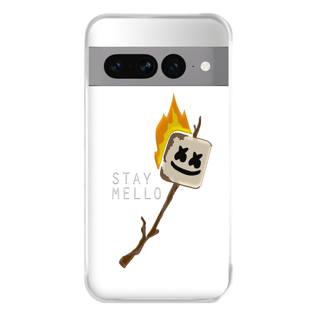 Stay Mello White Helmet DJw - White Helmet DJ Phone Case for Google Pixel 7 Pro