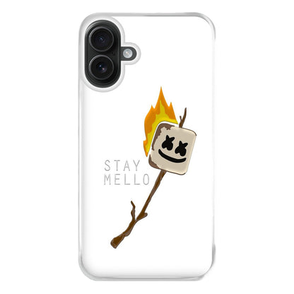 Stay Mello White Helmet DJw - White Helmet DJ Phone Case for iPhone 16 Plus