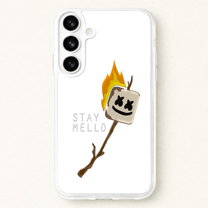 Stay Mello White Helmet DJw - White Helmet DJ Phone Case for Galaxy S26 Plus