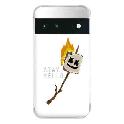 Stay Mello White Helmet DJw - White Helmet DJ Phone Case for Google Pixel 6a