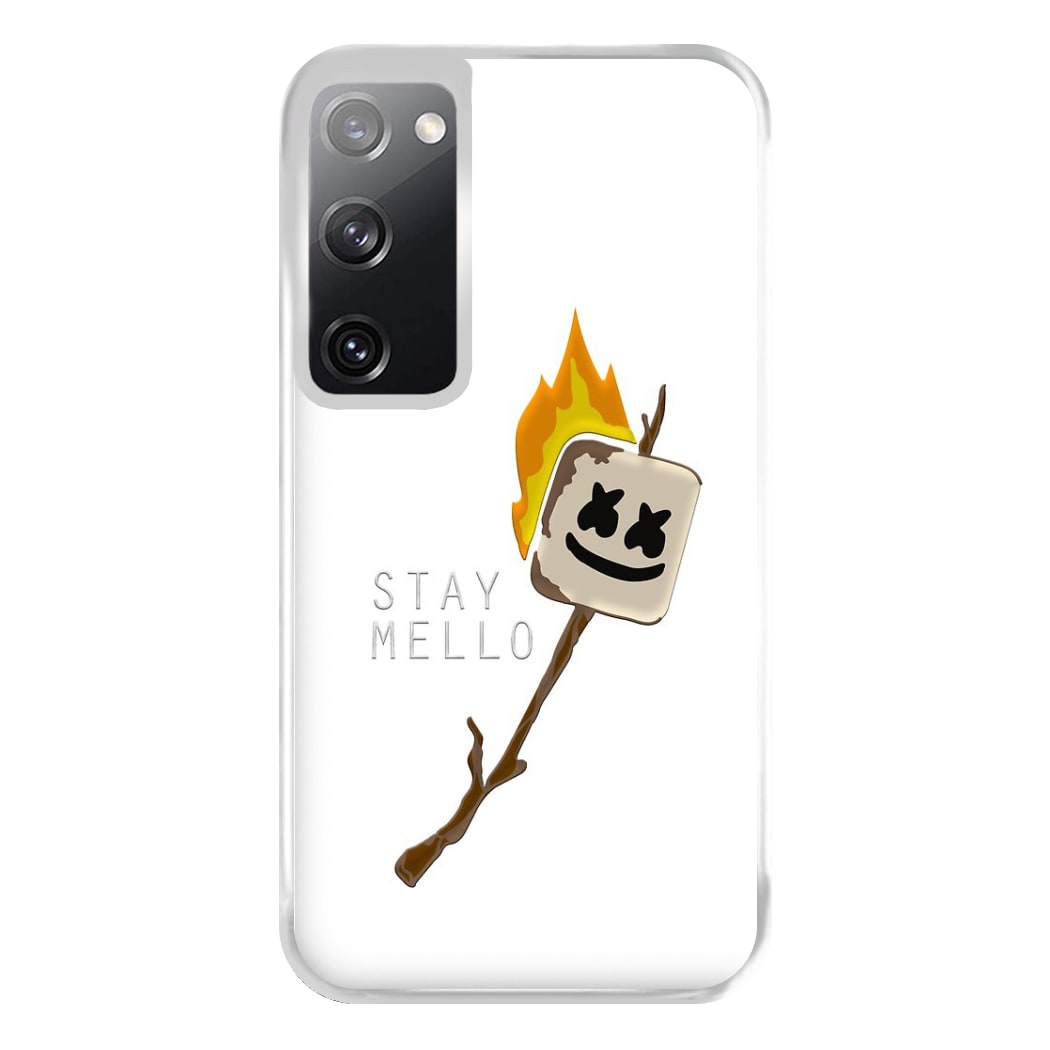 Stay Mello White Helmet DJw - White Helmet DJ Phone Case for Galaxy S20