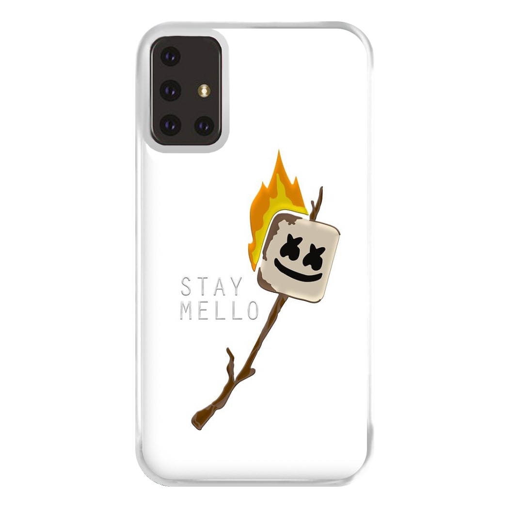 Stay Mello White Helmet DJw - White Helmet DJ Phone Case for Galaxy A71