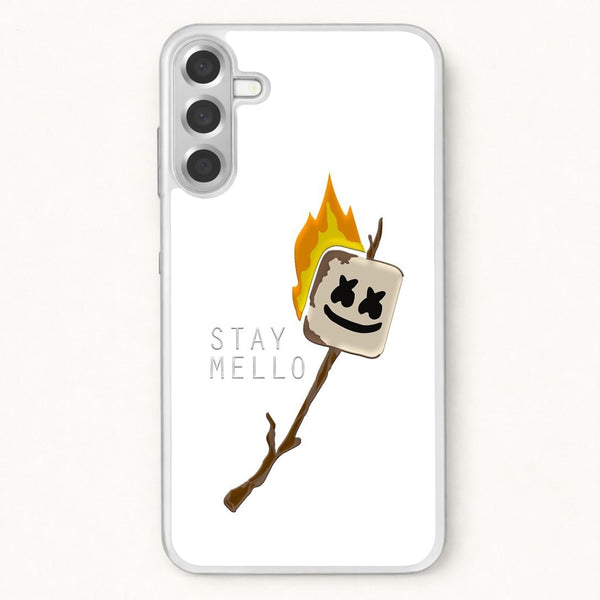 Stay Mello White Helmet DJw - White Helmet DJ Phone Case for Galaxy A57