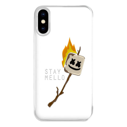 Stay Mello White Helmet DJw - White Helmet DJ Phone Case for iPhone XS Max