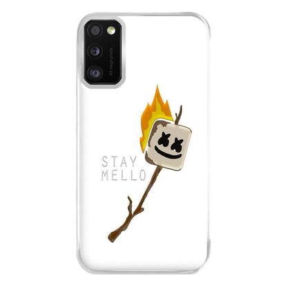 Stay Mello White Helmet DJw - White Helmet DJ Phone Case for Galaxy A41