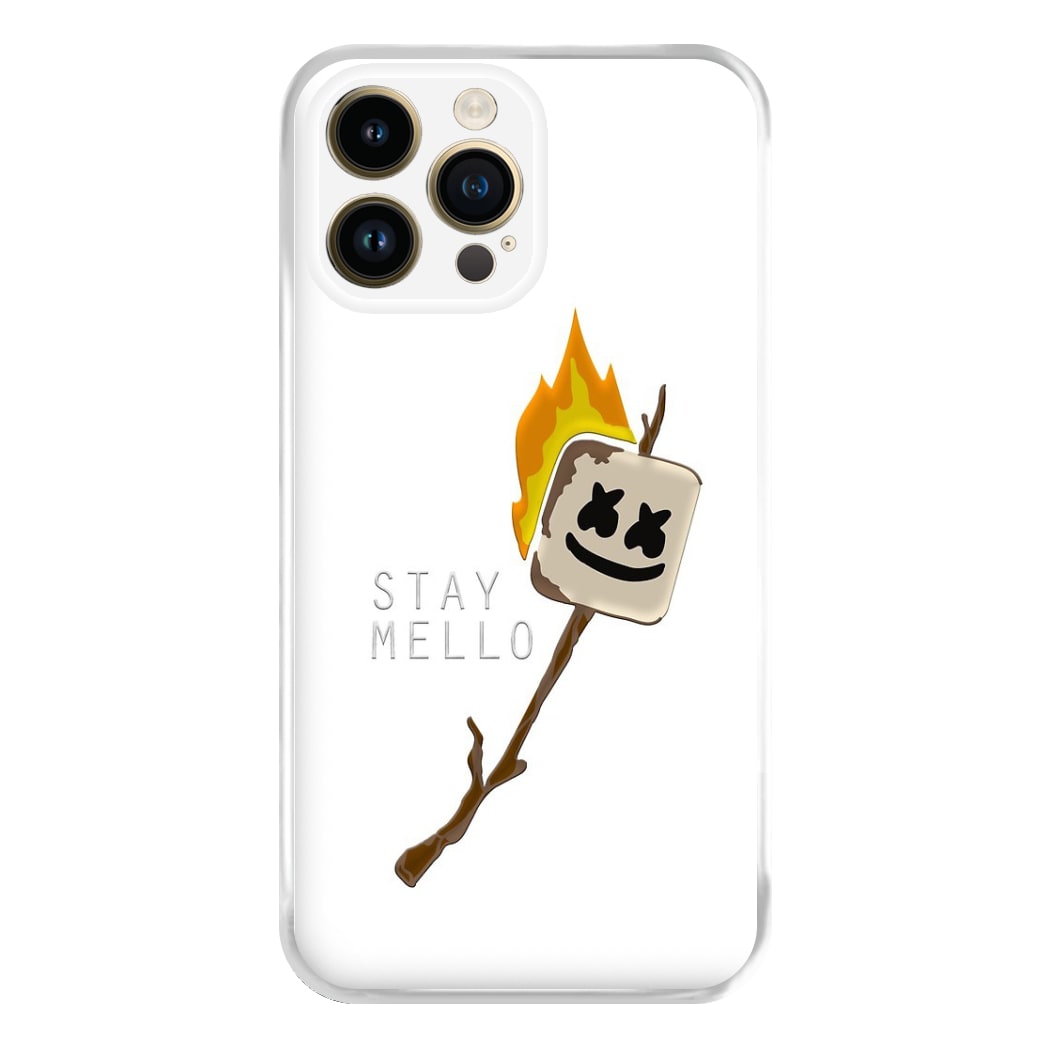 Stay Mello White Helmet DJw - White Helmet DJ Phone Case for iPhone 14 Pro Max