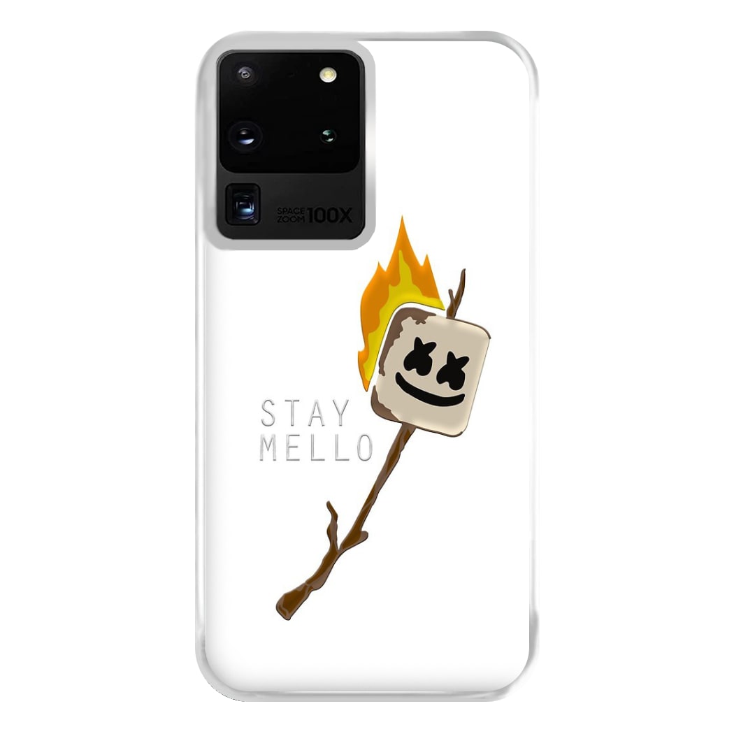 Stay Mello White Helmet DJw - White Helmet DJ Phone Case for Galaxy S20 Ultra