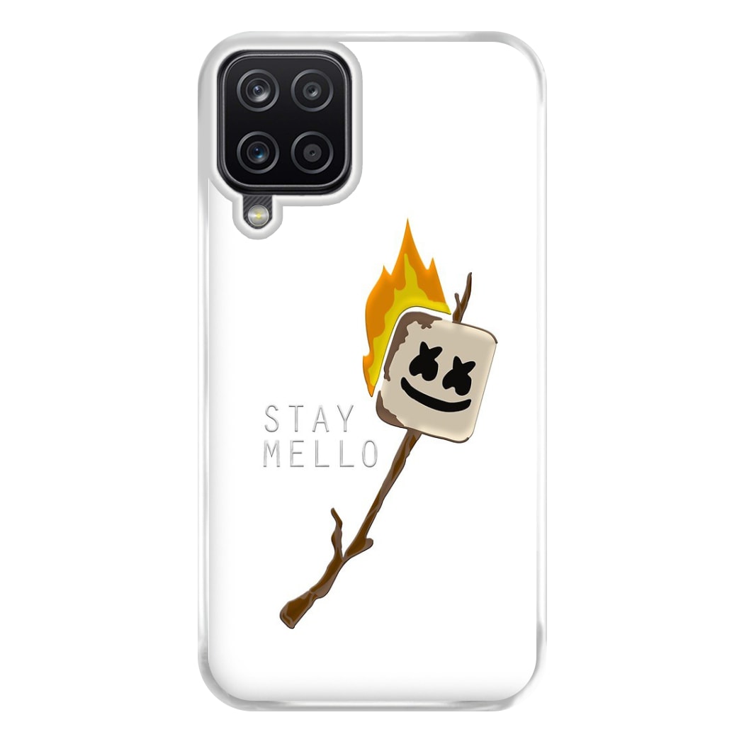 Stay Mello White Helmet DJw - White Helmet DJ Phone Case for Galaxy A12