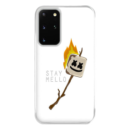 Stay Mello White Helmet DJw - White Helmet DJ Phone Case for Galaxy S20 Plus