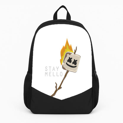 Stay Mello White Helmet DJw - White Helmet DJ Large Backpack